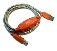 LAPLINK Câble USB 2.0 haute vitesse - Câble de transfert 480 Mbps pour PCmover, câble USB, câble de données, port USB, connecteur de type A, 1,80 m - 1 pièce