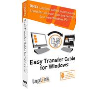 LAPLINK Easy Transfer Cable - USB 2.0 High Speed Cable & PCmover - Câble de Transfert USB 480 Mbps avec Logiciel (1x Utilisation), Câble de Données, Type A Mâle, 1.82 m - 1 PIÈCE