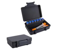 LAPLUIE Étui de voyage pour flacon et seringue de 3 ml, étui de voyage pour flacons d'insuline, support de protection pour flacon de peptide pour voyage et organisation du réfrigérateur, rangement de