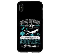 L'apnée est la Vie, Tout Le Reste est l'intervalle de Surface Coque pour iPhone XS Max