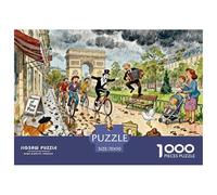 L'apocalypse des excréments de Chien à Paris Puzzle en Bois Imperméable Puzzles De 1000 Pièces pour Adultes Impossible De Décoration pour La Maison
