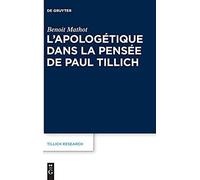 L'apologétique Dans La Pensée De Paul Tillich