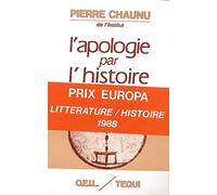 L'apologie par l'histoire