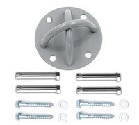 Lapono Hamac De Yoga Murs/Plafond Mont Fourchette Pour Gym & Home Suspension Sangles Ancrer Anneaux Olympiques Fitness Training Yoga Swing Bataille Cordes Bande De RéSistants Et éQuipement De Boxe