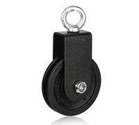 LAPONO Poulie De CâBle 90mm Avec Support De Montage L'Attachement De Bricolage De Machine De CâBle De CâBle MéTallique éQuipement D'Attachement De Machine D'Exercice De Gymnase à La Maison (1 PièCe)