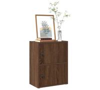 LAPOOH Bibliothèque chêne Marron 40x24x52 cm Bois d'ingénierie,Bibliothèque Meuble De Rangement,Bibliotheque Murale,Etagere Livre