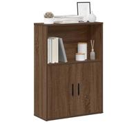 LAPOOH Bibliothèque chêne Marron 60x24x85 cm Bois d'ingénierie,Bibliothèque Meuble De Rangement,Bibliotheque Murale,Etagere Livre