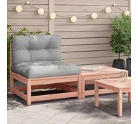 LAPOOH Canapé de jardin sans accoudoirs avec coussins et repose-pieds - 838139