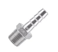 LAPOOH Connecteur de Tuyaux SS304 en Acier Inoxydable Machinerie D'ingénierie Conjointe (3/8 '' * 10 mm)