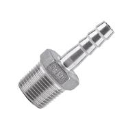 LAPOOH Connecteur de Tuyaux SS304 en Acier Inoxydable Machinerie D'ingénierie Conjointe (3/8 '' * 8 mm)