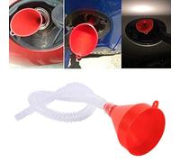 LAPOOH Entonnoir de Remplissage D'huile en Plastique, Léger et Robuste, Rangement Compact, Idéal pour les Liquides, Languette Suspendue, adapté à L'eau, au Gaz, à L' et au, y Compris