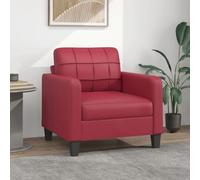 LAPOOH Fauteuil en cuir synthétique rouge rouge 60 cm, fauteuils de cinéma, fauteuils de salon, fauteuil tantra sexuel, fauteuil TV, fauteuil d'allaitement - SPU:359110