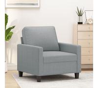 LAPOOH Fauteuil en tissu gris clair 60 cm, fauteuils de cinéma, fauteuils de salon, fauteuil tantra sexuel, fauteuil TV, fauteuil d'allaitement - 359147