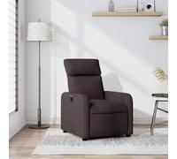 LAPOOH Fauteuil inclinable en tissu marron foncé, fauteuils de cinéma, fauteuils de salon, fauteuil tantra sexuel, fauteuil TV, fauteuil d'allaitement - 374170