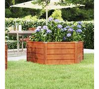 LAPOOH Jardinière Gris 129x129x45 cm Acier corten,Jardinières,Jardinieres Exterieur,Bac Jardiniere,Bac à Fleurs Extérieur,Jardinieres Balcon