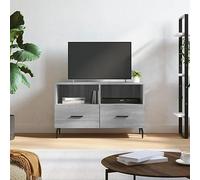LAPOOH Meuble TV Sonoma Gris 80x36x50 cm Bois d'ingénierie,Table Television Salon,Meuble Télé Haut,Meuble TV Haut