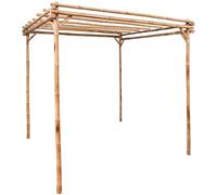 LAPOOH Pergola Bambou 170x170x220 cm,Pergola Jardin Exterieur,Tuteur Plante Grimpante Treillis