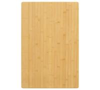 LAPOOH Plateau de table en bambou 40 x 60 x 4 cm, plan de travail de cuisine, planches en bois, table de salon, plan de travail en bois - 352720