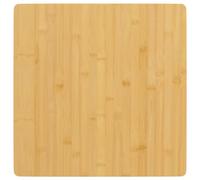 LAPOOH Plateau de table en bambou 60 x 60 x 4 cm, plan de travail de cuisine, planches en bois, table de salon, plan de travail en bois - 352706