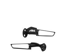 LAPooh Rétroviseur Moto Réglable et Rotatif pour Yamaha YZF R1 R3 R6 R6S R15 R25 R1M R1S - Montage sur Guidon - Extérieur Gauche et Droite