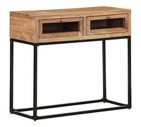 LAPOOH Table Console 90x35x76 cm Bois d'acacia Massif,Table Console,Table Console Entree,Table D’Appoint