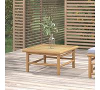 LAPOOH Table de jardin 65 x 55 x 30 cm en bambou, tables d'extérieur, table de jardin, table de salle à manger, table de patio - 362282