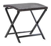 LAPOOH Tabouret Pliable Résine tressée Marron,Chaise De Bar,Chaise Bar Cuisine