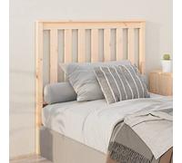 LAPOOH Tête de lit 106x6x101 cm Bois Massif de pin,Tete de lit capitonnée,tête de lit à Poser au Sol