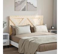 LAPOOH Tête de lit 140x104 cm Bois Massif de pin,Tete De Lit Capitonnée,Tête De Lit À Poser Au Sol