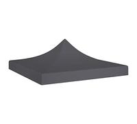 LAPOOH Toit de Tente de réception 2x2 m Anthracite 270 g/m²,Tente De Réception,Protection UV