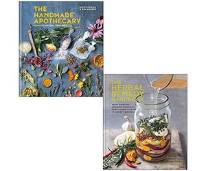 L'apothicaire fait à la main et le manuel de remèdes à base de plantes par Kim Walker et Vicky Chown, ensemble de 2 livres