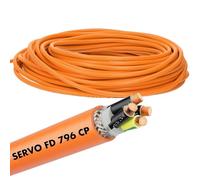 Lapp 0027952 ÖLFLEX SERVO FD 796 CP Câble assisté PUR très flexible 4 x 4 mm² blindé avec conducteur de protection pour chaîne de remorquage I Câble servo 0,6/1 kV I Sans halogène et résistant aux UV