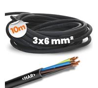 Lapp 10m Câble Caoutchouc H07RN-F 3G6 mm² - Fil Flexible pour Extérieur