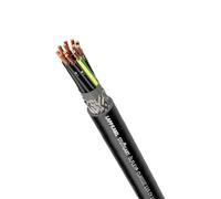 Lapp 1136111 ÖLFLEX CLASSIC 115 CY 4G0,75 Câble de Commande Blindé 10 m | Fil Numéroté - Gaine PVC Noire - Résistant aux UV - Conforme CEM - Câble Flexible Haute Tension 300/500 V