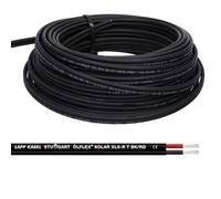 Lapp 20m Câble Solaire Ölflex XLS-R-T 2x4mm² Noir & Rouge pour