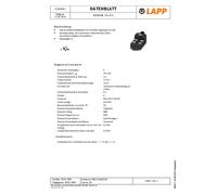 LAPP 22260001 Répartiteur passif M12 filetage en plastique 1 pc(s)