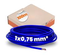 Lapp Kabel Fil simple en PVC 4510162 H05V-K 0,75 mm² Bleu outremer 100 m
