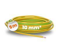 Lapp 4520005 PVC Ligne à fil unique H07V-K 10 mm² vert/jaune conducteur de terre mise à la terre câble 5 mètres