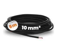 Lapp 4520015 Câble H07V-K 10 mm² Fil Unique Flexible en PVC, Noir, 5 m