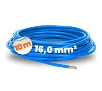 Lapp 4520026 PVC Ligne à fil unique H07V-K 16,0 mm² bleu 10 mètres