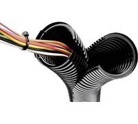 LAPP 61806660/1 SILVYN® SPLIT 37 Gaine annelée noir 31.70 mm Marchandise vendue au mètre