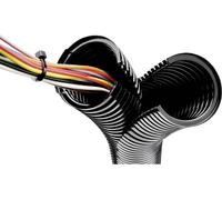 LAPP 61806660/1 SILVYN® SPLIT 37 Gaine annelée noir 31.70 mm Marchandise vendue au mètre