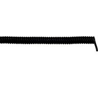 LAPP 73220242 Câble spiralé UNITRONIC® SPIRAL 300 mm/ 1200 mm 2 x 0.25 mm² noir1 pc(s)