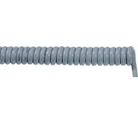 LAPP 73220344 Câble spiralé UNITRONIC® SPIRAL LiF2Y11Y 500 mm / 2000 mm 2 x 0.25 mm² gris 5 pc(s)
