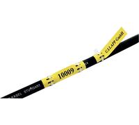 LAPP 83254750 LFL2H YE/WH Etiquette de câble Fleximark 35 x 9 mm Couleur de la surface de marquage: jaune Nombre détiquettes: 40