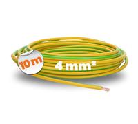 Lapp Câble H07V-K 4 mm² - 10 m Fil de Câblage Souple - Vert-Jaune