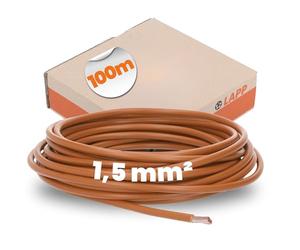 Lapp Kabel & Leitung - H07 V-K 1 x 1,5 BN 4520031 r100