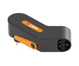 LAPP Mobility Adaptateur Portable Prise Type E à Type 2 | - Câble Recharge Voiture Électrique Type 2 Mode 2 Connecteur, 10A 2.3kW,