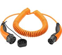 LAPP MOBILITY Câble de charge spiralé type 2, jusqu'à 11 kW, 5 m, orange (61799)