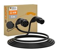 LAPP 61795 - Câble de type 2, hélice, 22 kW, 32 A, 3 phases, 5 m, noir
